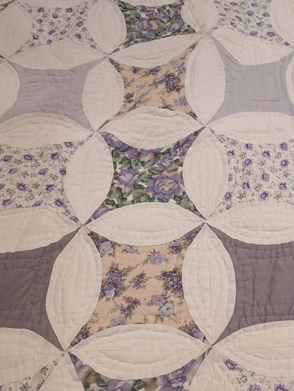 Beautiful Cottagecore  Twin Quilted Patchwork Bedspread & Matching Sham Set 🌟